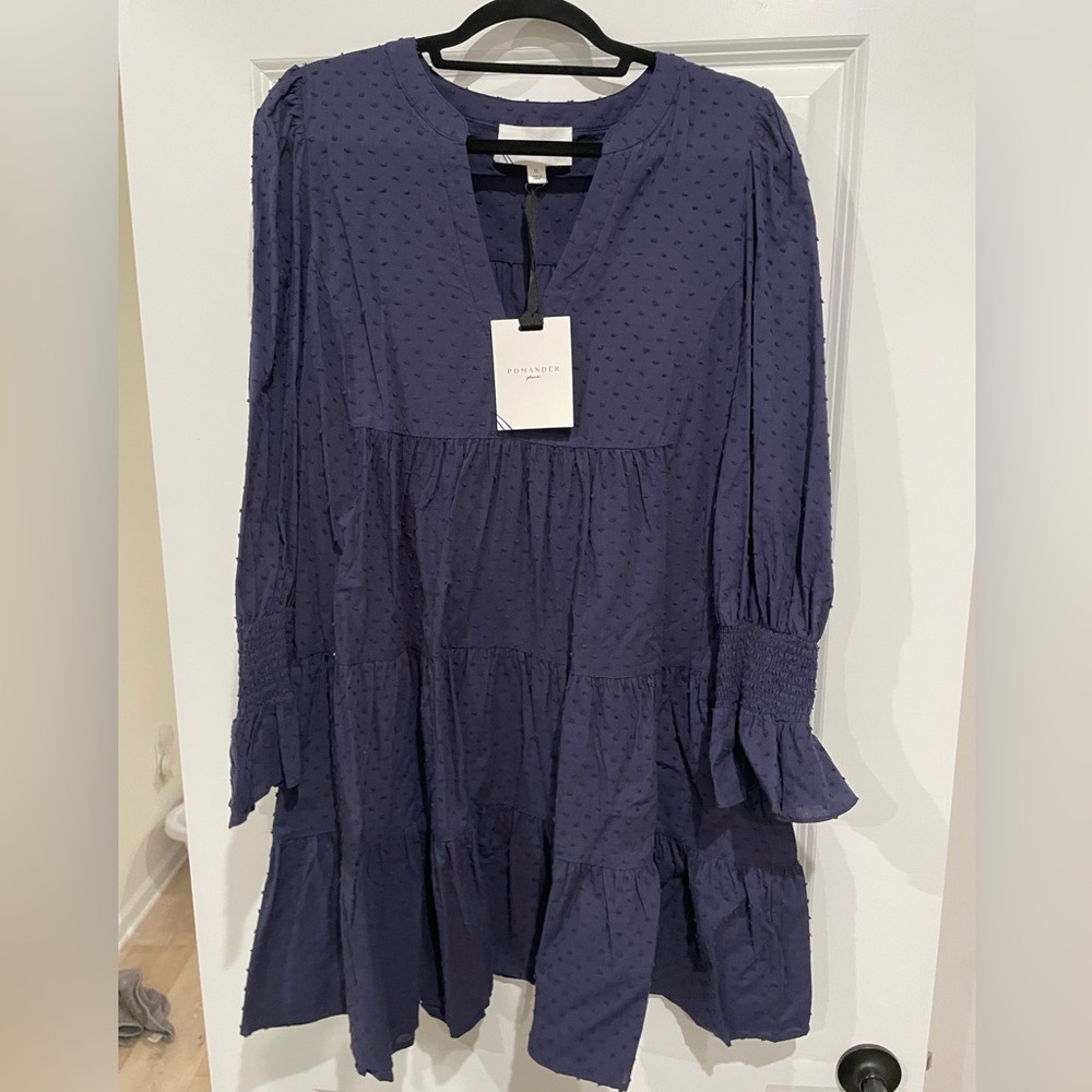 Tuckernuck Pomander Place Navy Blue Women's dress